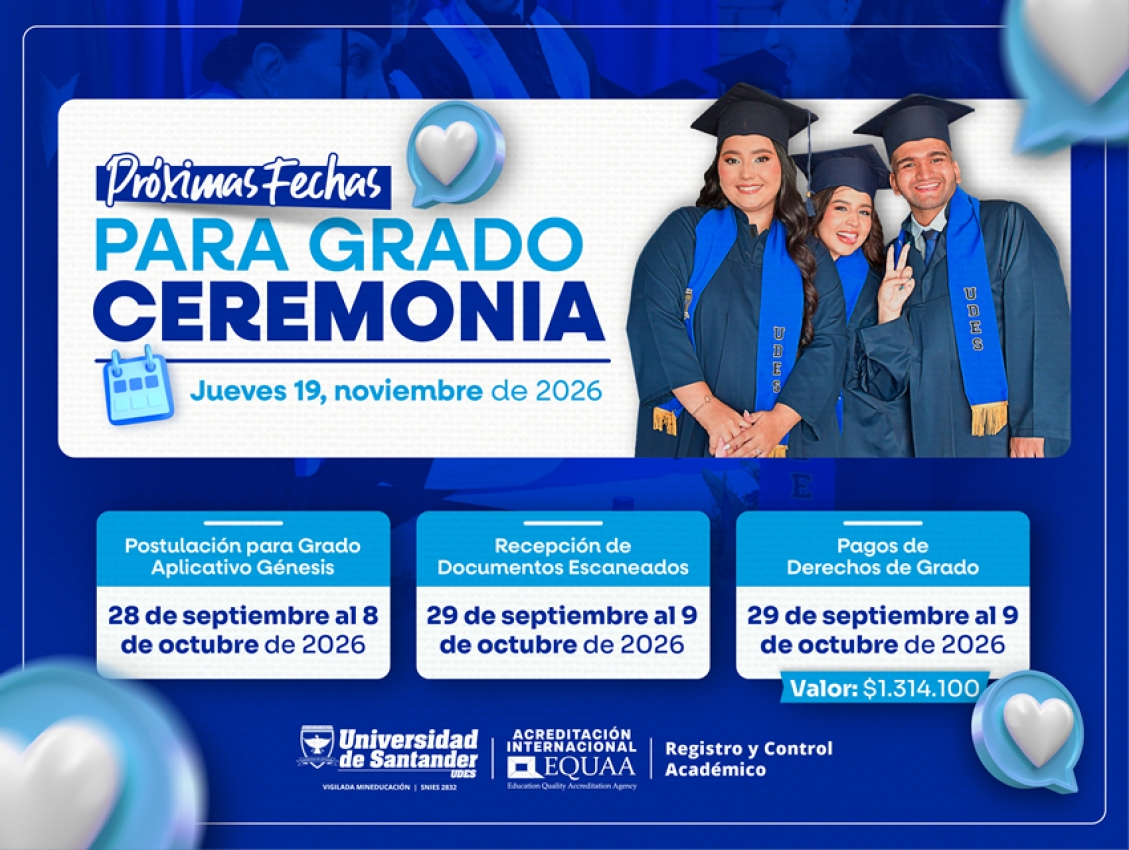 Grados por Ceremonia Noviembre 19 de 2026
